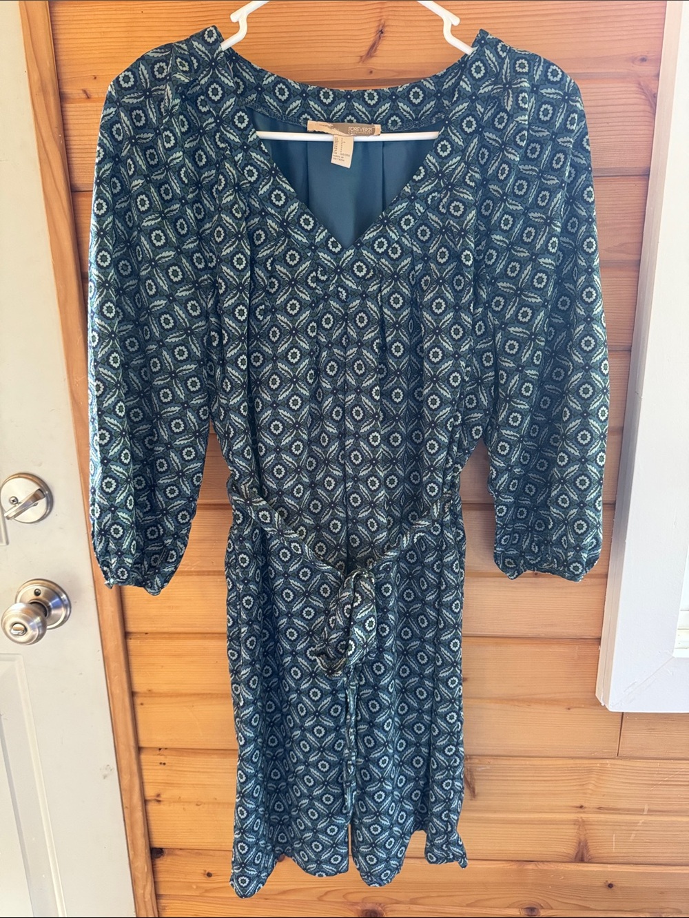 Forever 21 Teal Dress